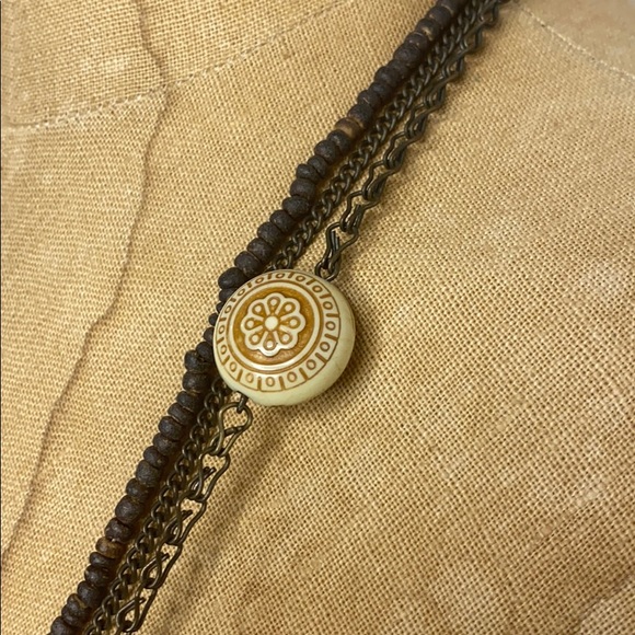 J.Jill 3 Chains on this statement piece necklace. - Picture 7 of 8